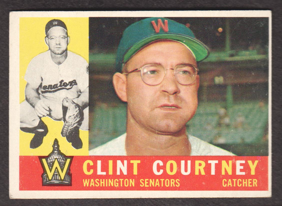 1960 Topps #344 Clint Courtney