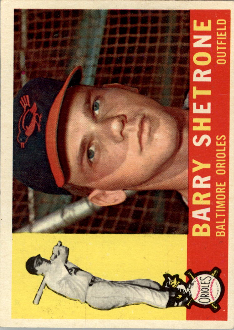 1960 Topps #348 Barry Shetrone RC
