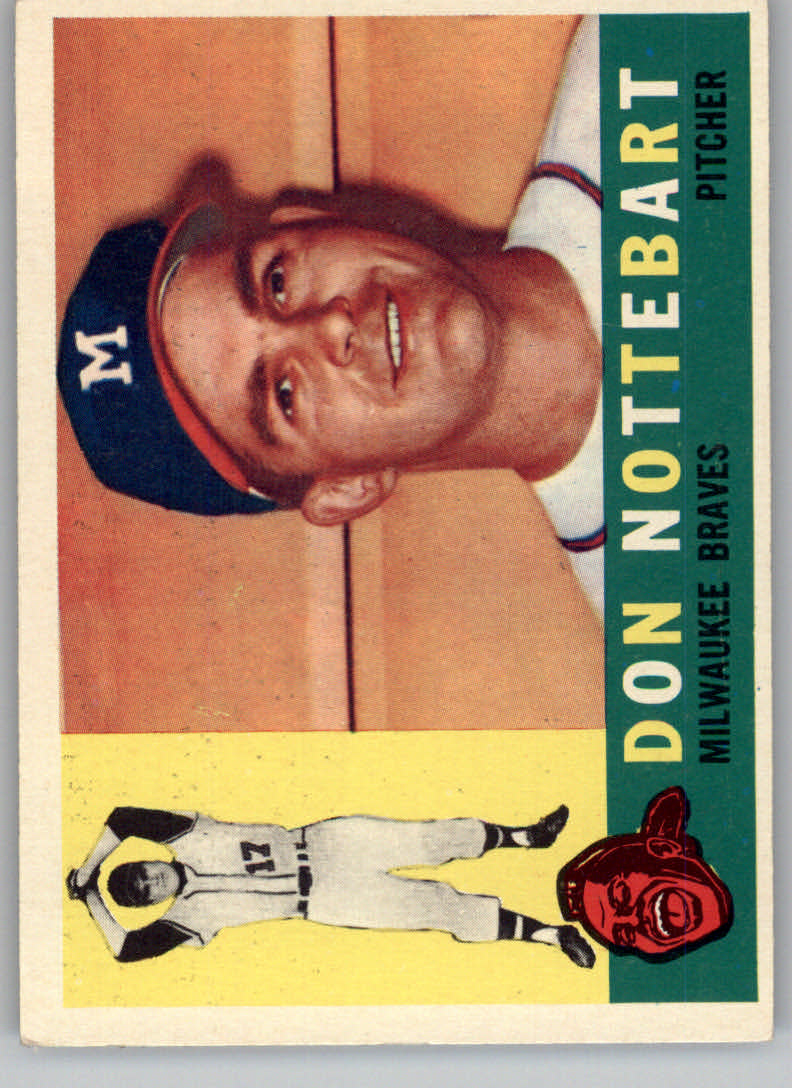 1960 Topps #351 Don Nottebart RC