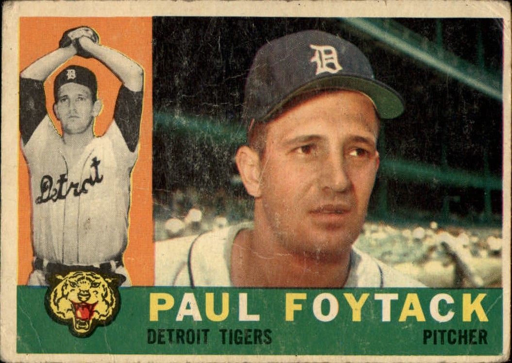 1960 Topps #364 Paul Foytack