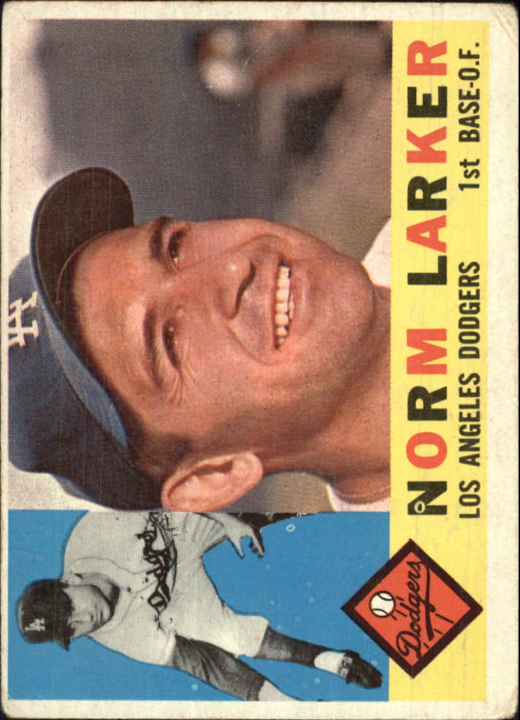 1960 Topps #394A Norm Larker WB