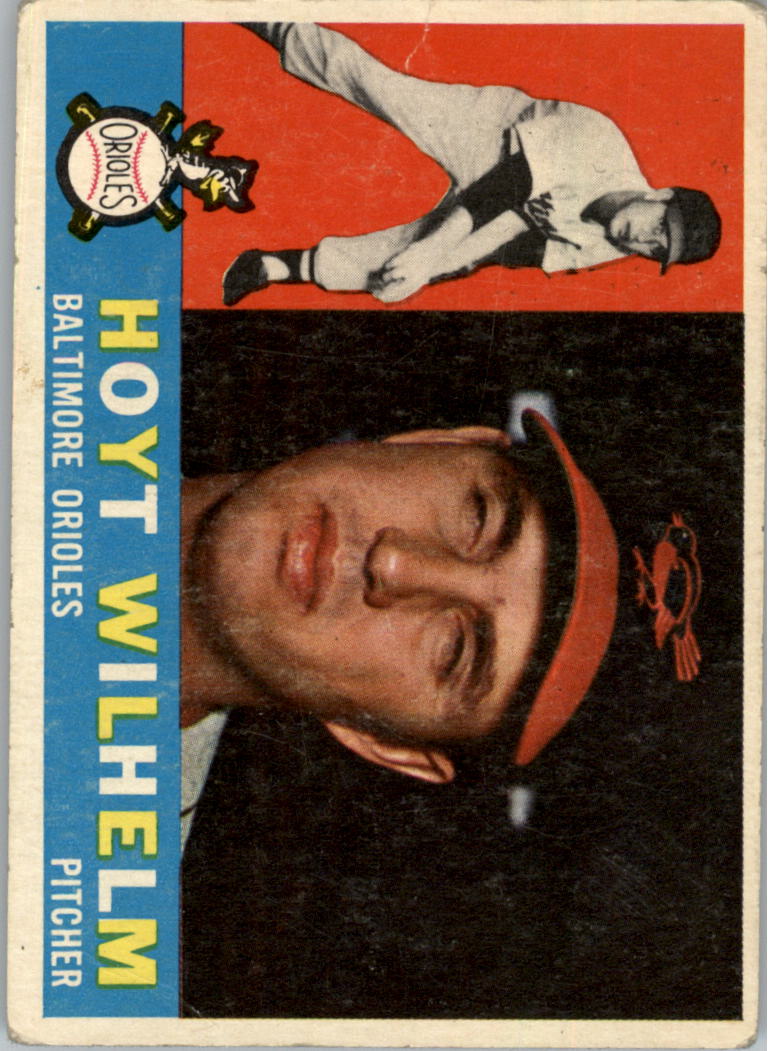 Hoyt Wilhelm 1954 Bowman #57 New York Giants EX