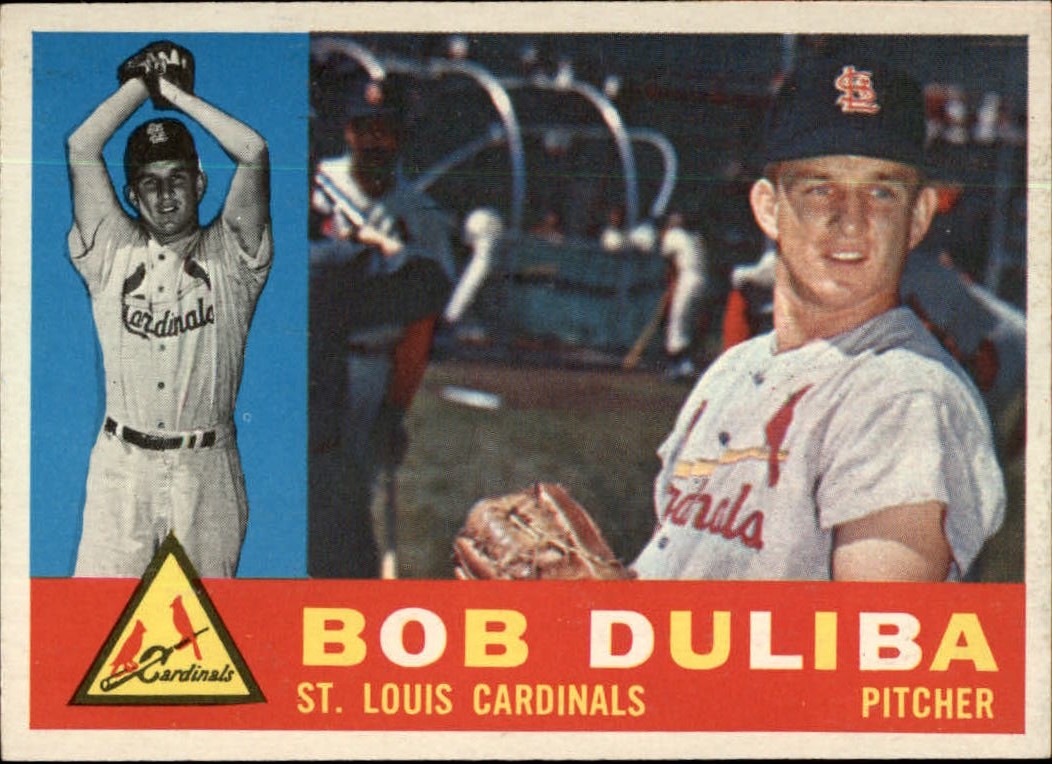 1960 Topps #401A Bob Duliba WB