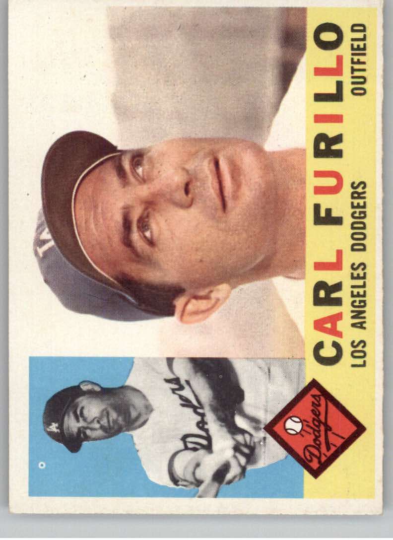 1960 Topps #408A Carl Furillo WB