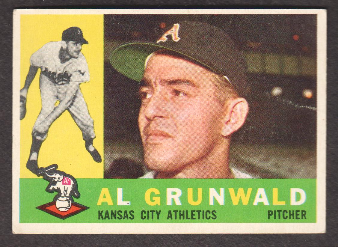 1960 Topps #427 Al Grunwald RC