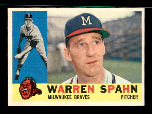 1960 Topps #445 Warren Spahn