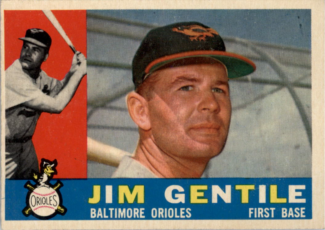 1960 Topps #448 Jim Gentile RC