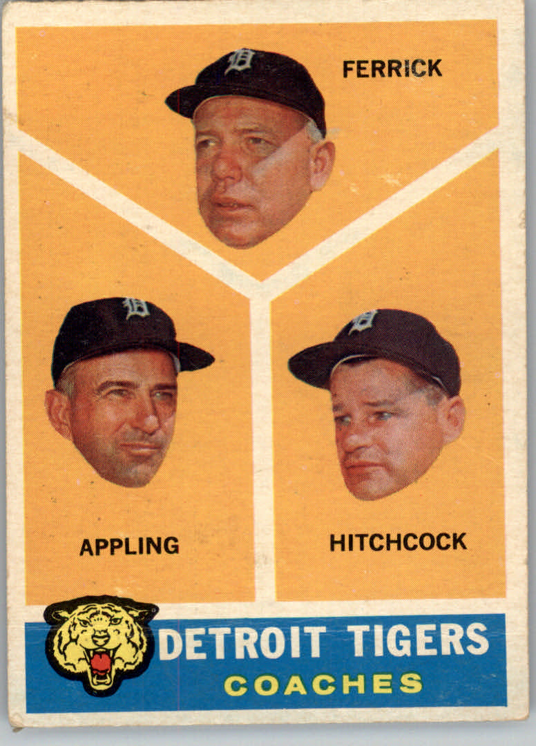 1960 Topps #461 Tigers Coaches/Tom Ferrick/Luke Appling/Billy Hitchcock