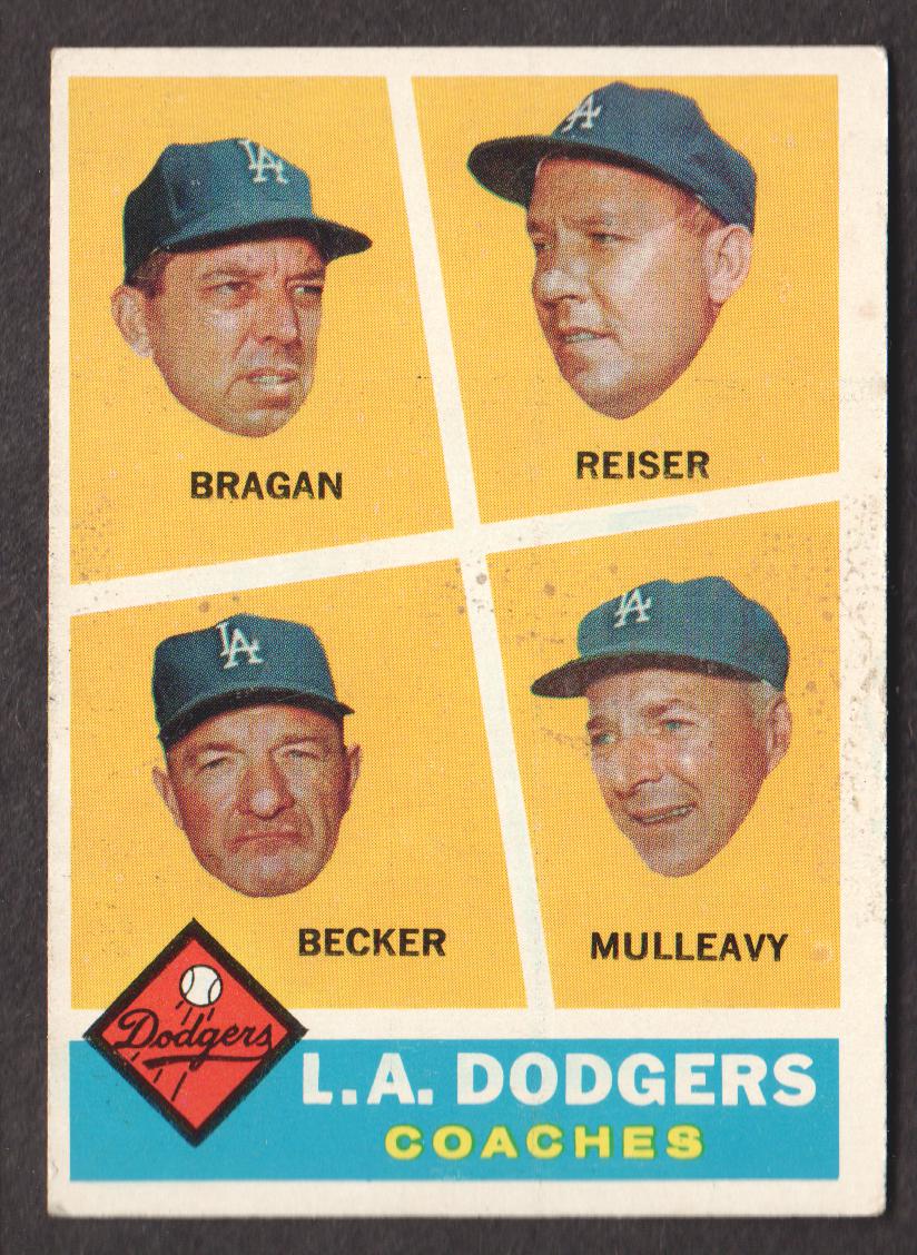 1960 Topps Washington Senators (Coaches)