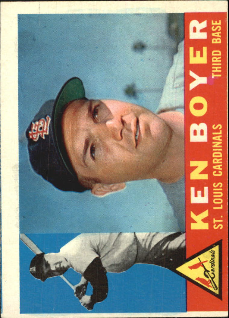1960 Topps St. Louis Cardinals Baseball Card #485 Ken Boyer - VG-EX | eBay