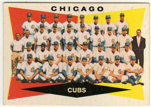 1960 Topps #513 Chicago Cubs CL