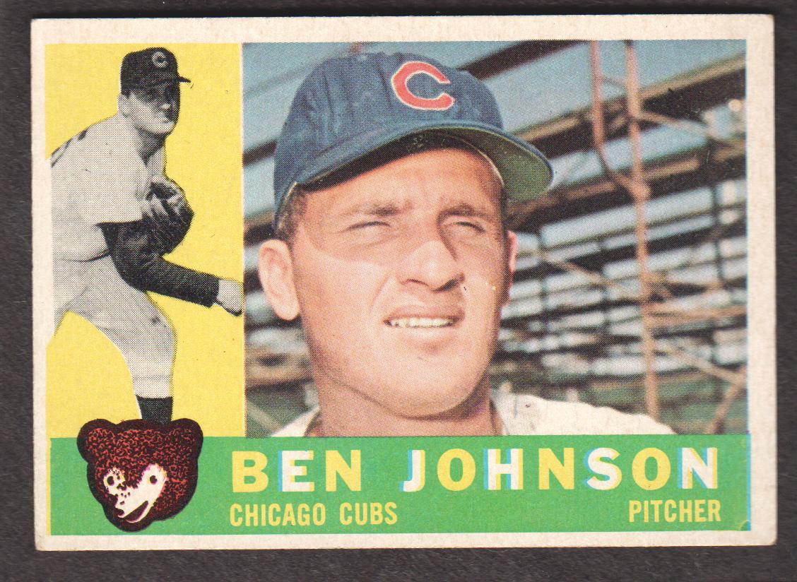 1960 Topps #528 Ben Johnson RC