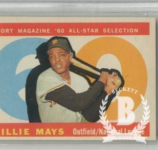 1960 Topps #564 Willie Mays AS
