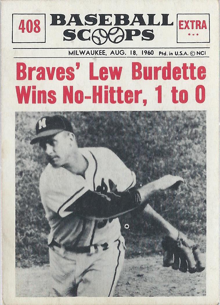  1957 Topps # 208 Lew Burdette Milwaukee Braves
