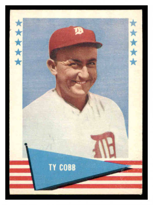 1961 Fleer #14 Ty Cobb - Scan of actual card you will receive - NM -  1,000,000 Baseball Cards
