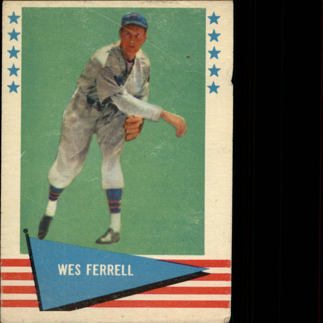 1961 Fleer #26 Wes Ferrell