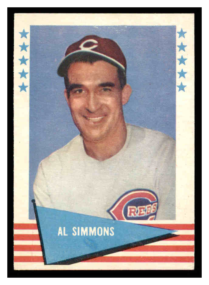 1961 Fleer #77 Al Simmons