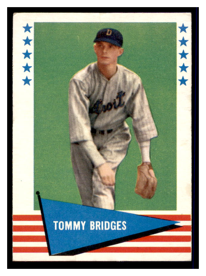 1961 Fleer #95 Tommy Bridges