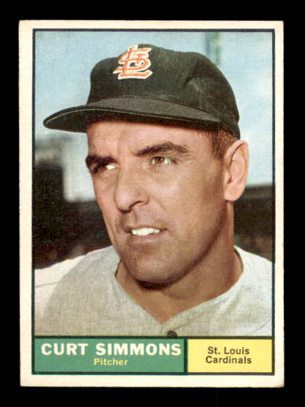 1961 Topps #11 Curt Simmons