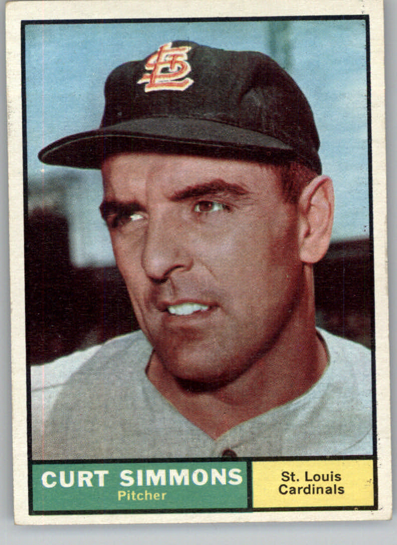1961 Topps #11 Curt Simmons