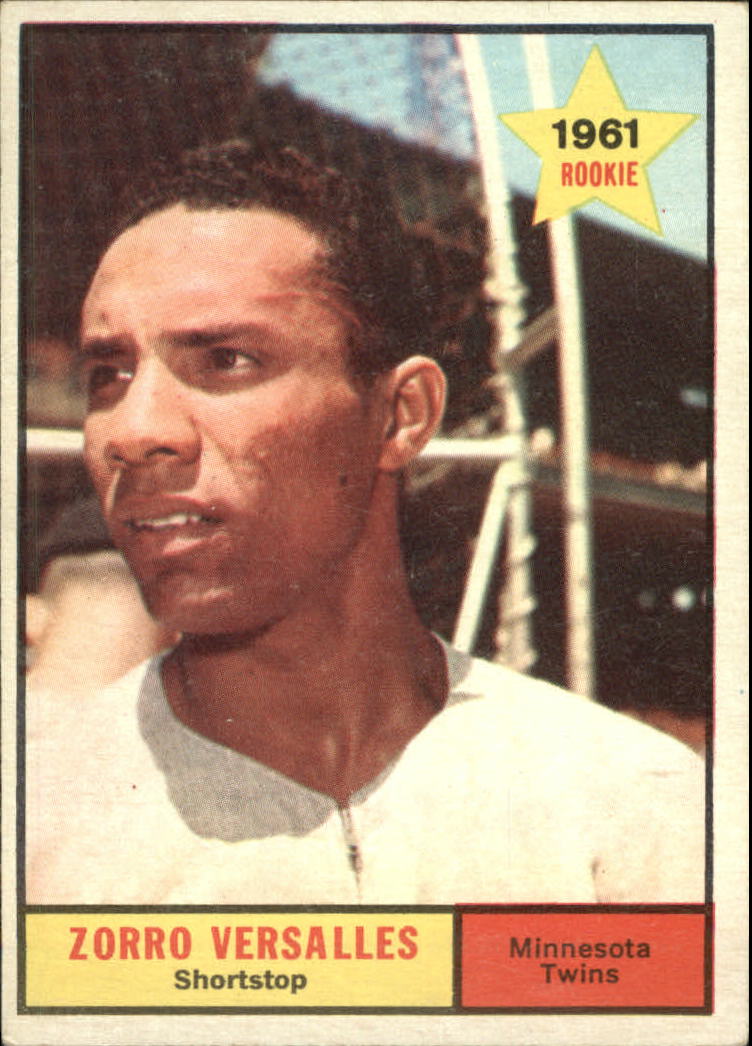 1961 Topps #21 Zorro Versalles/UER RC/First name should/be Zoilo