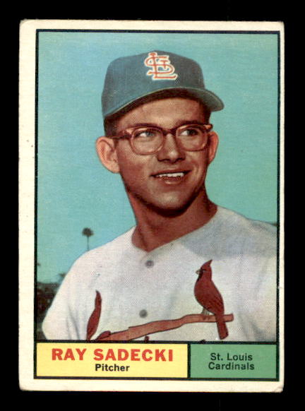 1961 Topps #32 Ray Sadecki