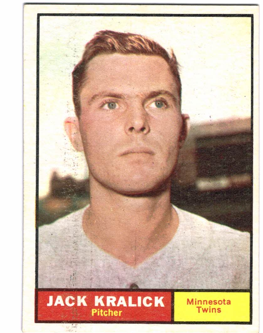 1961 Topps #36 Jack Kralick RC