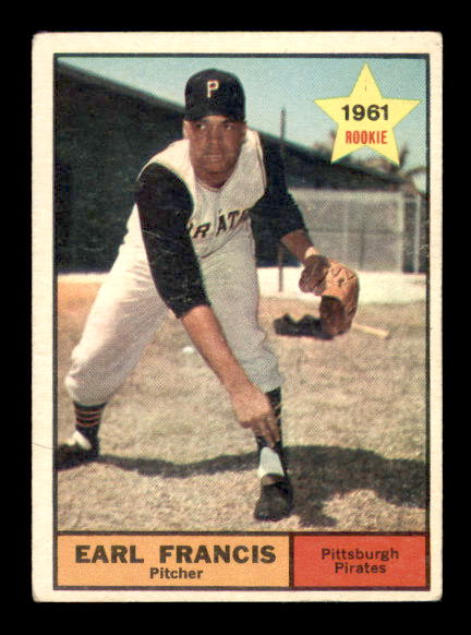 1961 Topps #54 Earl Francis RC