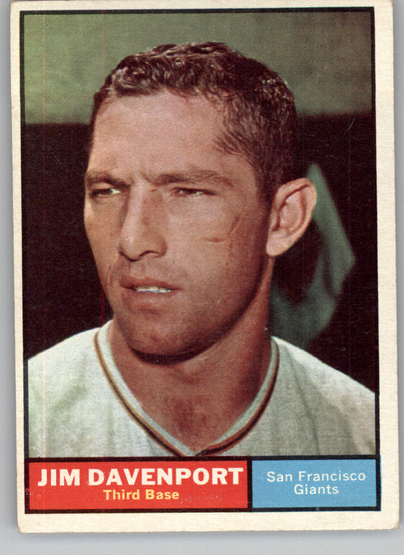 1961 Topps #55 Jim Davenport