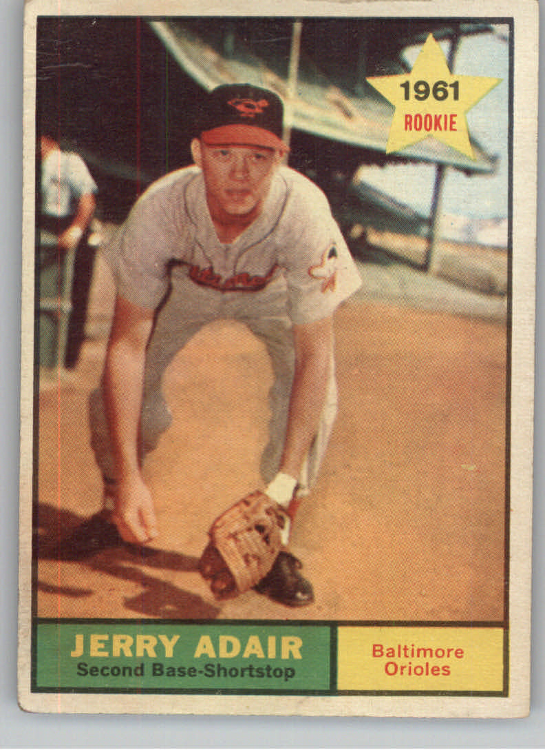 1961 Topps #71 Jerry Adair