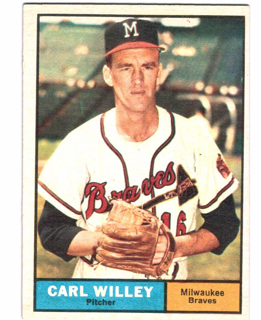 1961 Topps #105 Carl Willey