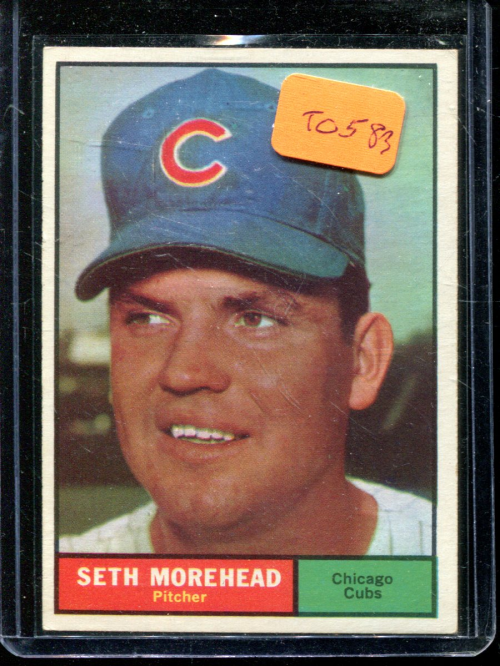 1961 Topps #107 Seth Morehead
