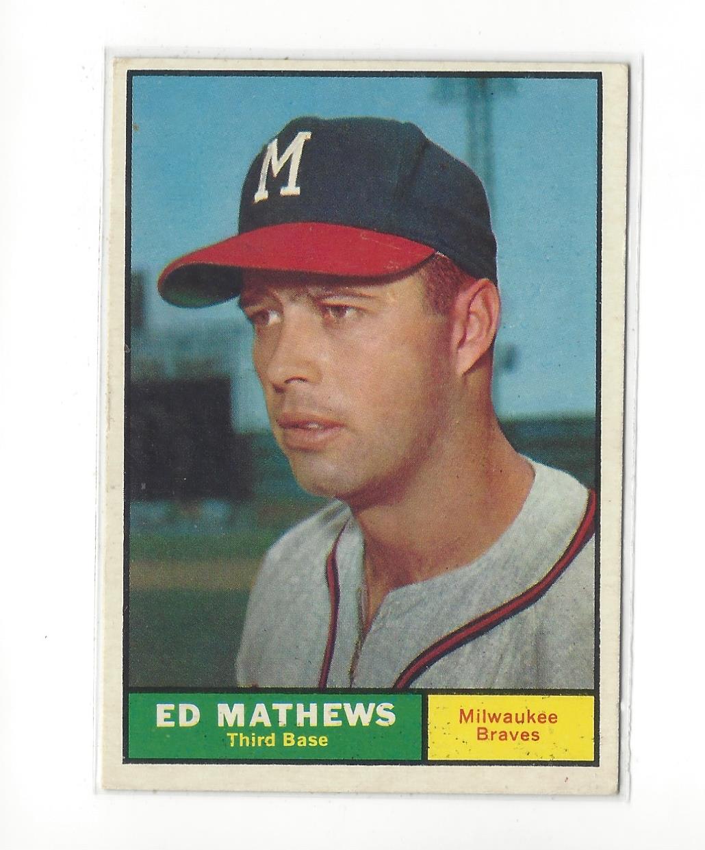 1961 Topps #120 Eddie Mathews