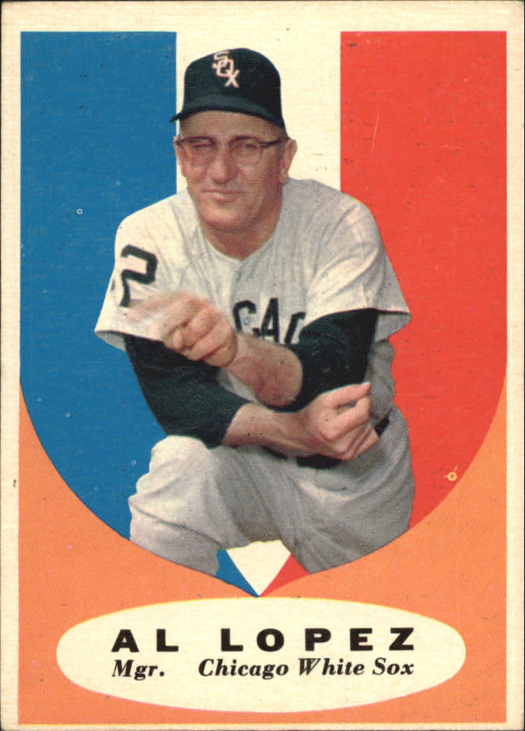 1961 Topps #132 Al Lopez MG - EX
