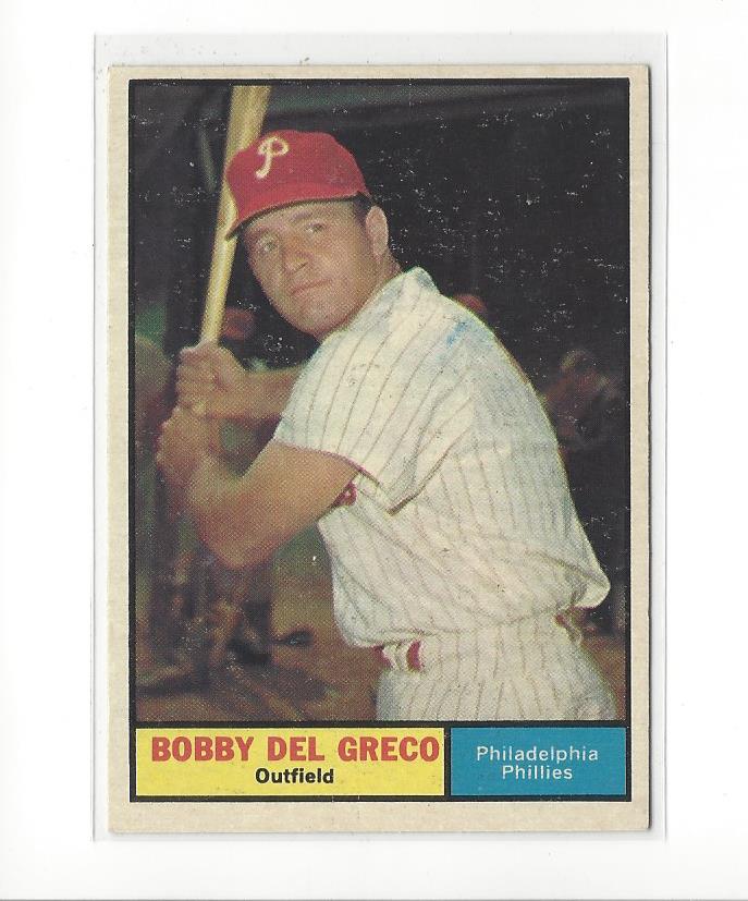 1961 Topps #154 Bobby Del Greco