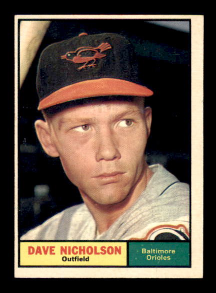 1961 Topps #182 Dave Nicholson RC