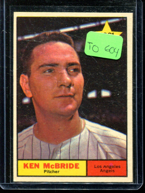 1961 Topps #209 Ken McBride