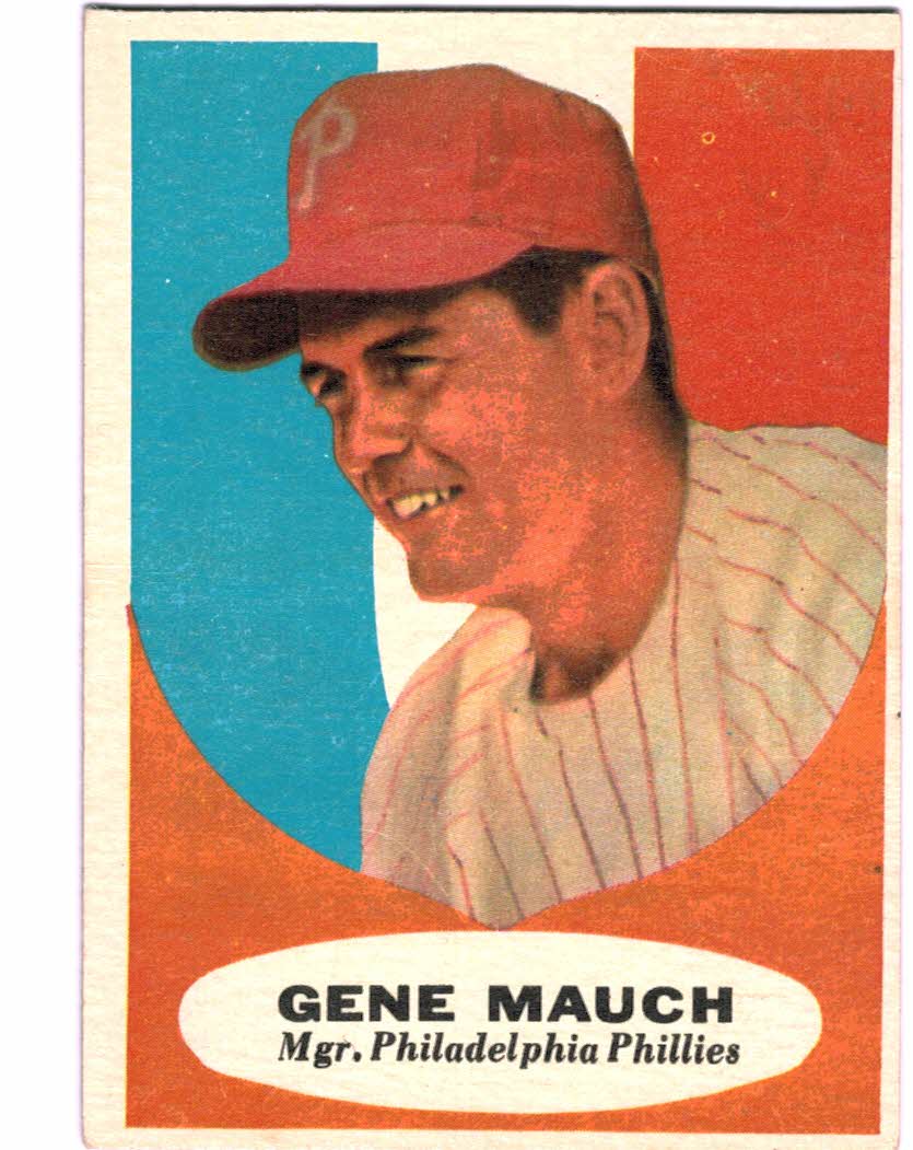 1961 Topps #219 Gene Mauch MG