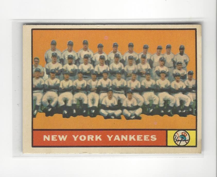 1961 Topps #228 New York Yankees TC