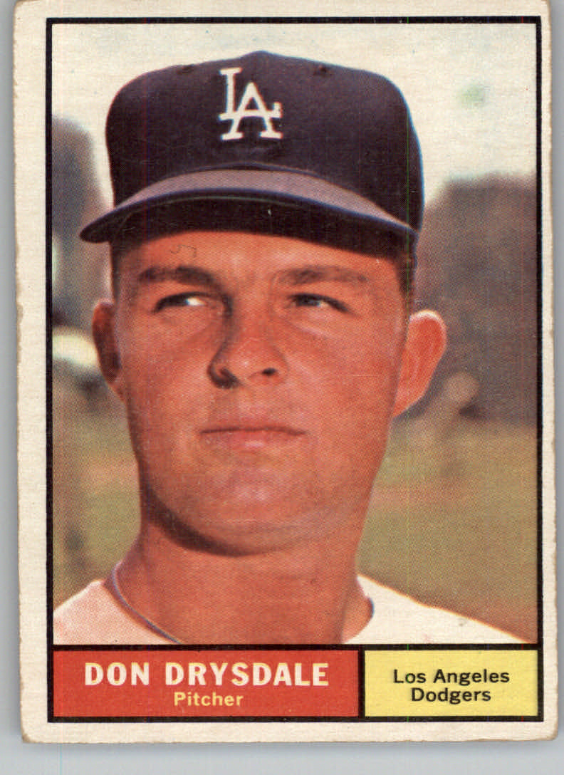 1961 Topps #260 Don Drysdale