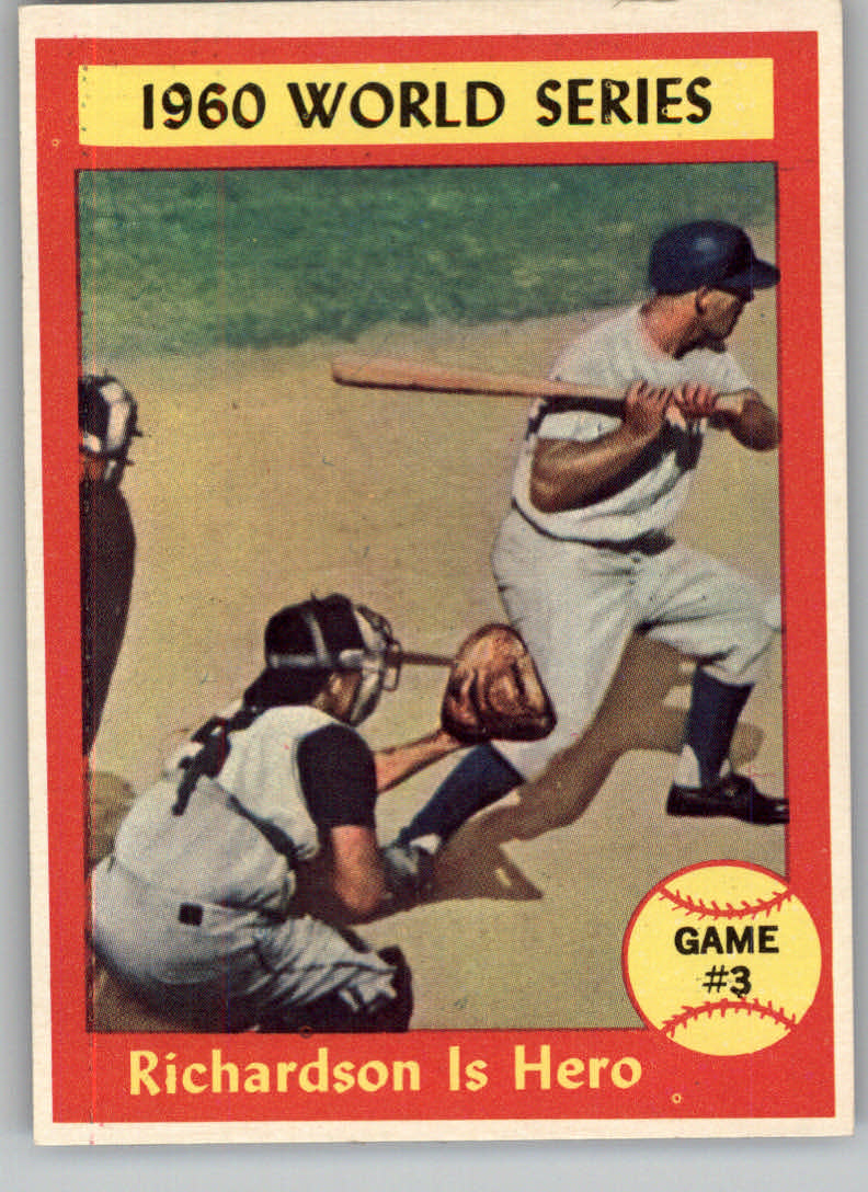 1961 Topps #308 World Series Game 3/Bobby Richardson