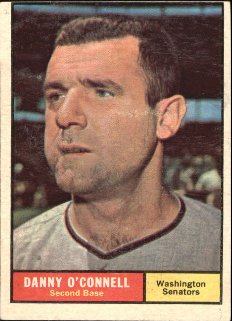 1961 Topps #318 Danny O'Connell - GOOD