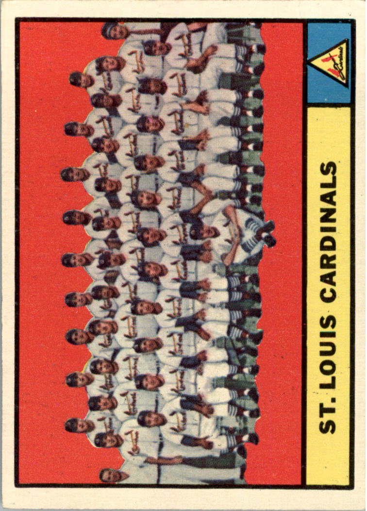 1961 Topps #347 St. Louis Cardinals TC