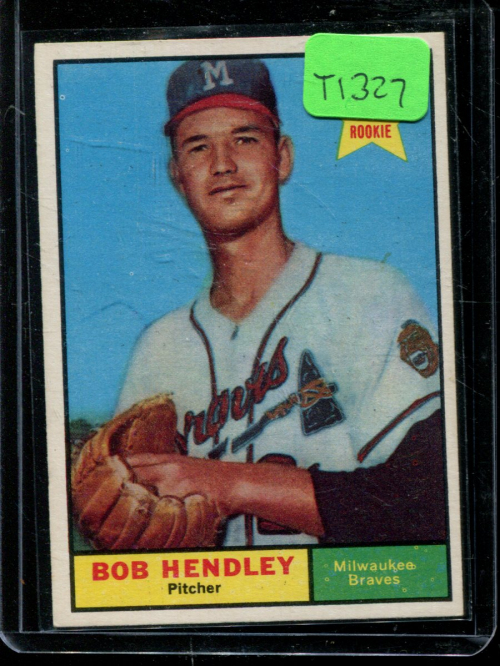1961 Topps #372 Bob Hendley RC