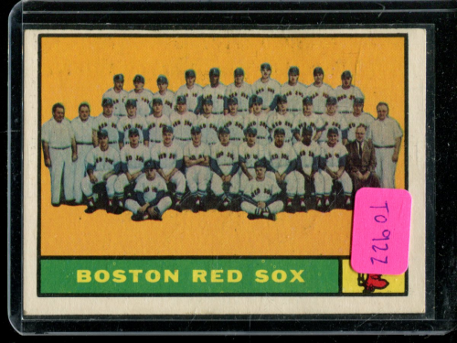 1961 Topps #373 Boston Red Sox TC