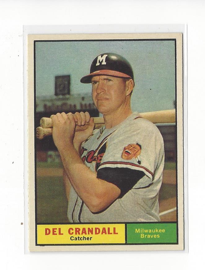 1961 Topps #390 Del Crandall