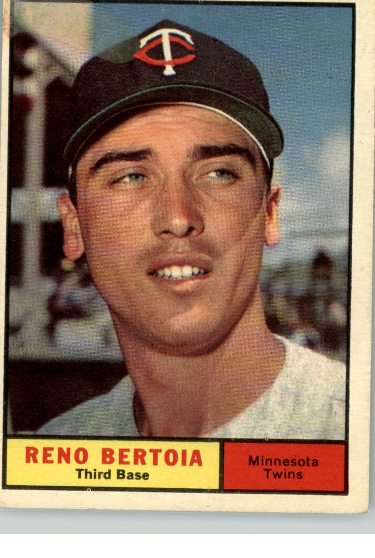 1961 Topps #392 Reno Bertoia