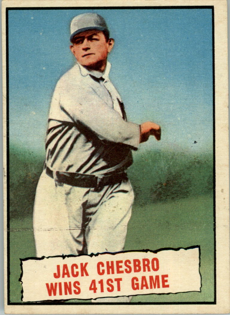 1961 Topps #407 Jack Chesbro Wins 41