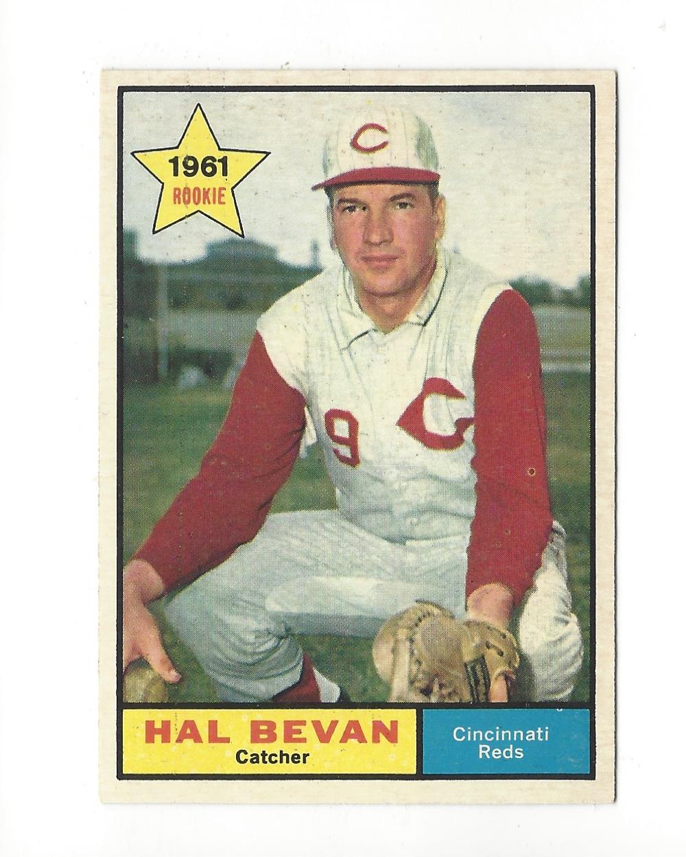 1961 Topps #456 Hal Bevan