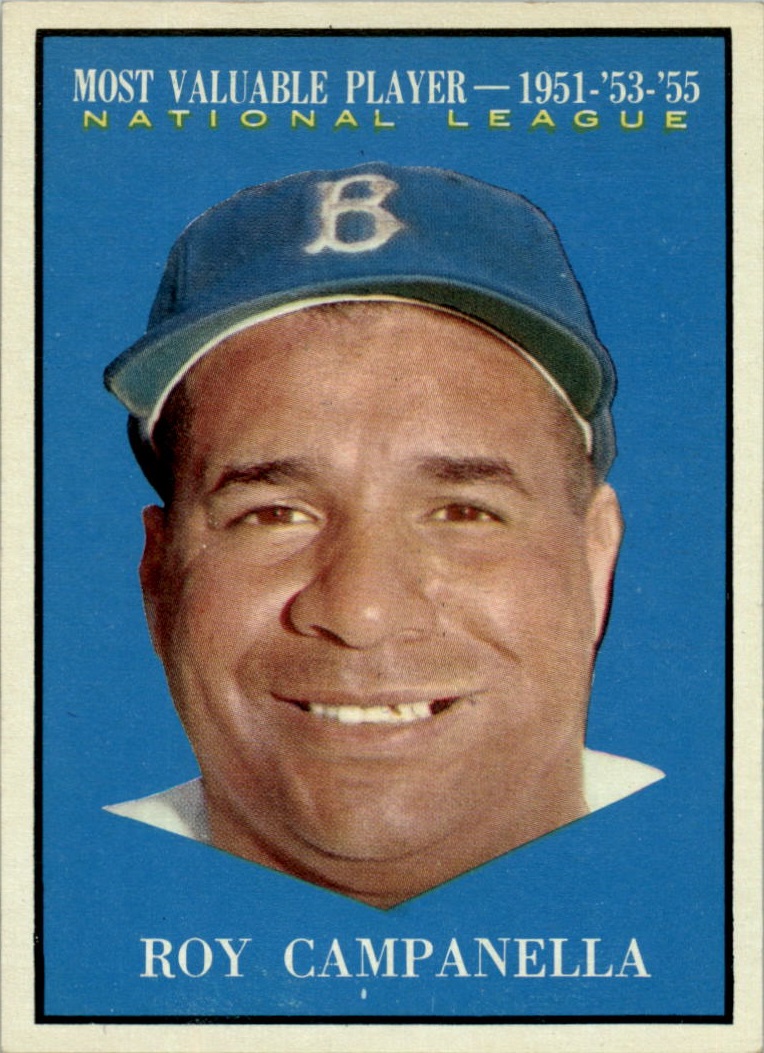 Roy Campanella Brooklyn Dodgers 1954 Bowman Series 1 #90